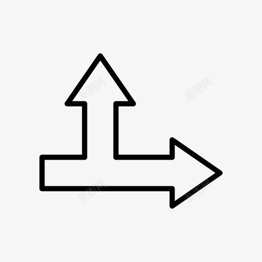 两个箭头箭头方向图标svg_新图网 https://ixintu.com 两个箭头 右箭头 方向 箭头