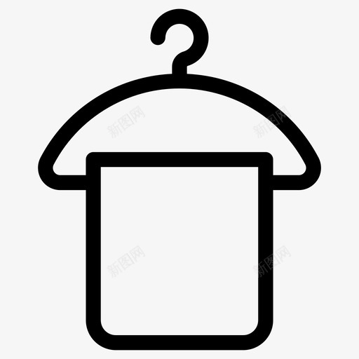 毛巾架衣架马桶架图标svg_新图网 https://ixintu.com 毛巾架 理发器 衣架 马桶
