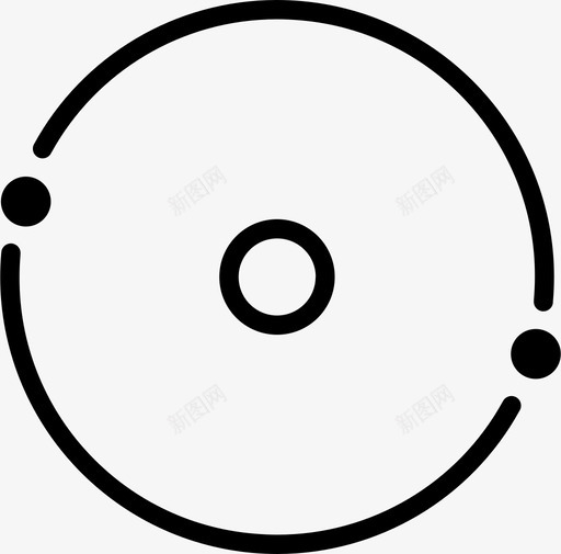 质子氦原子科学图标svg_新图网 https://ixintu.com 氦原子 科学 质子