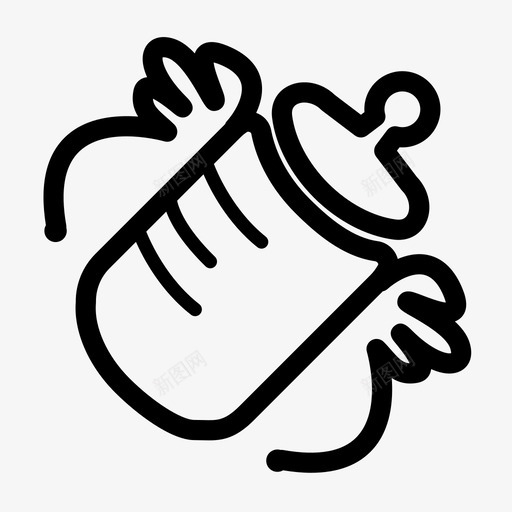 母婴类图标_奶瓶svg_新图网 https://ixintu.com 母婴类图标_奶瓶
