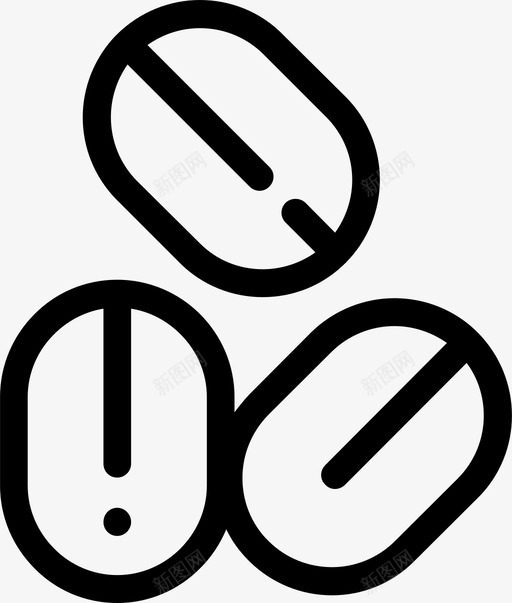 咖啡豆咖啡和茶图标svg_新图网 https://ixintu.com 咖啡 咖啡豆