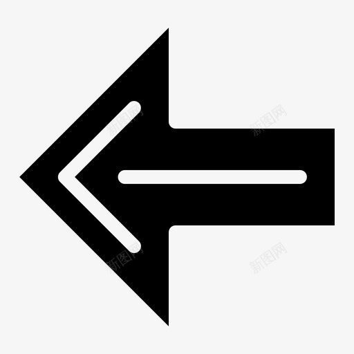 基本左箭头用户界面glyphset11图标svg_新图网 https://ixintu.com glyphset11 基本 用户界面 箭头