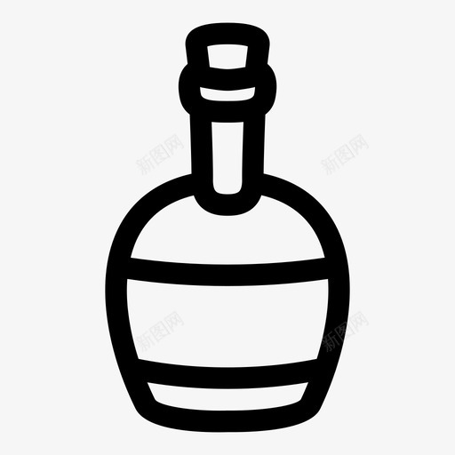 朗姆酒酒饮料图标svg_新图网 https://ixintu.com 朗姆 玻璃杯 葡萄酒 饮料