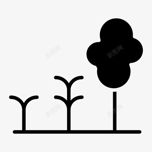 生长农业园艺图标svg_新图网 https://ixintu.com 农业 园艺 填充 植物 生长