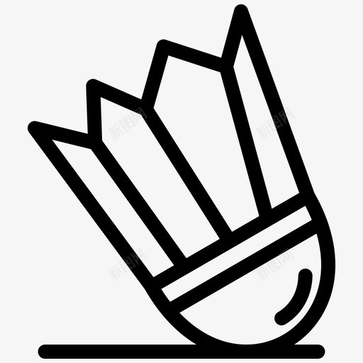 羽毛球运动运动和极端大胆的线条集51图标svg_新图网 https://ixintu.com 羽毛球 运动 运动和极端大胆的线条集51