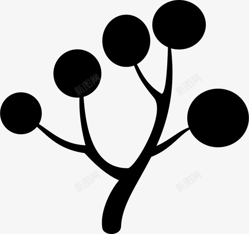 树花园公园图标svg_新图网 https://ixintu.com 公园 植物 花园