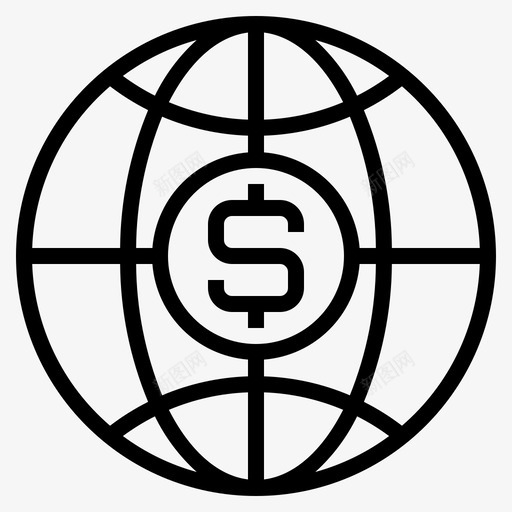 世界商业全球图标svg_新图网 https://ixintu.com 世界 全球 商业 商业管理 市场