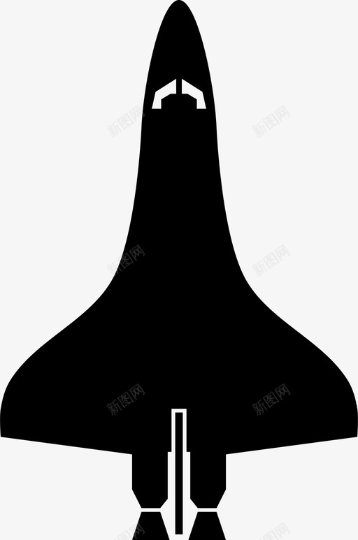 航天飞机发现号轨道飞行器图标svg_新图网 https://ixintu.com 发现号 宇宙飞船 航天飞机 轨道飞行器