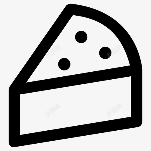 蛋糕生日蛋糕蛋糕片图标svg_新图网 https://ixintu.com 巧克力 生日蛋糕 蛋糕 食物