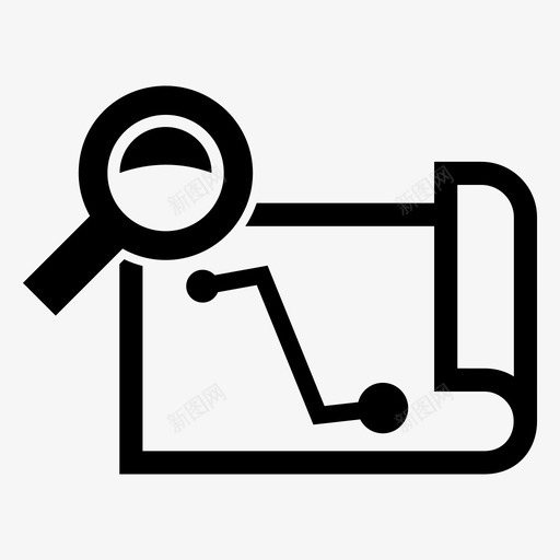 搜索查找玻璃图标svg_新图网 https://ixintu.com 工具 搜索 放大镜 查找 玻璃