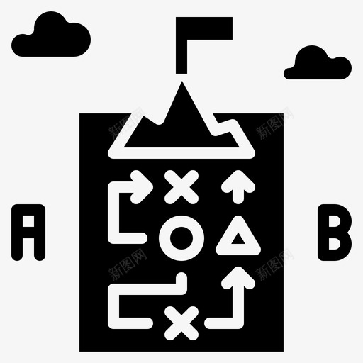 计划商业项目图标svg_新图网 https://ixintu.com 合作 商业 团队 计划 项目