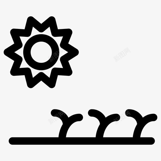 光合作用农业生长图标svg_新图网 https://ixintu.com 光合作用 农业 概述 生长 自然 阳光
