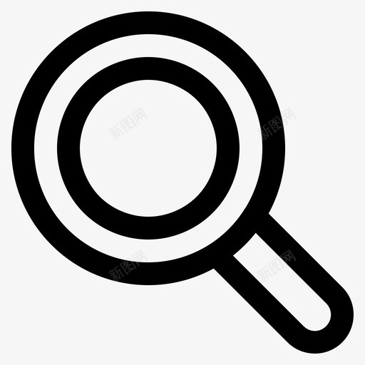 搜索电子商务放大镜图标svg_新图网 https://ixintu.com 大纲 搜索 放大镜 查看 电子商务 缩放 设置