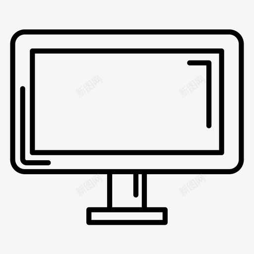 屏幕互联网在线营销图标svg_新图网 https://ixintu.com 互联网 在线营销 屏幕 搜索引擎优化 网络
