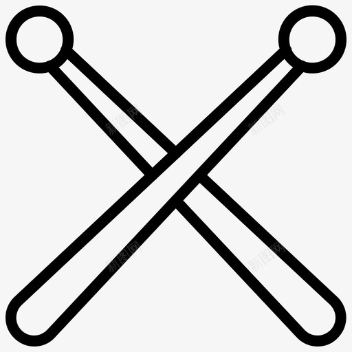 乐器木棍鼓图标svg_新图网 https://ixintu.com 乐器 乐谱 木棍 鼓