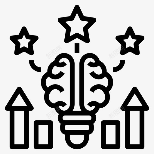创造性思维建设性思考图标svg_新图网 https://ixintu.com 创造性思维 建设性 思考