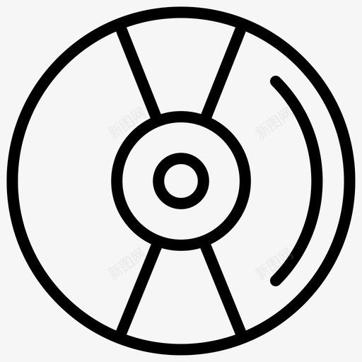 磁盘cd驱动器图标svg_新图网 https://ixintu.com cd 图标 存储 磁盘 粗体 计算机 集合 驱动器