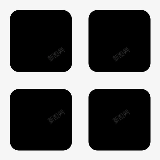 窗口网格大图标svg_新图网 https://ixintu.com 大 布局 搜索 窗口 编辑 网格