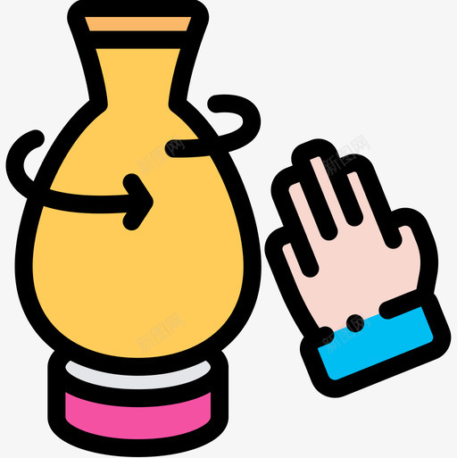 陶器艺术家工作室12线性颜色图标svg_新图网 https://ixintu.com 工作室 线性 艺术家 陶器 颜色