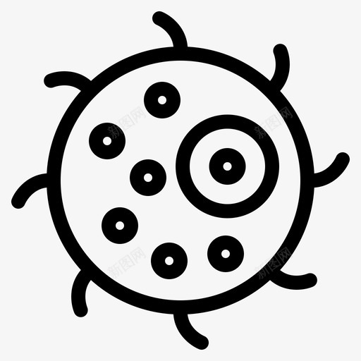 动物生物学细胞图标svg_新图网 https://ixintu.com 动物 植物 生物学 细胞