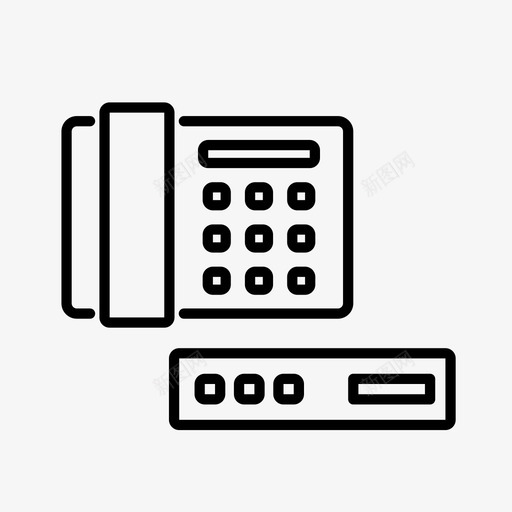 voip交换机网关图标svg_新图网 https://ixintu.com voip 互联网 交换机 水闸 电话 网关
