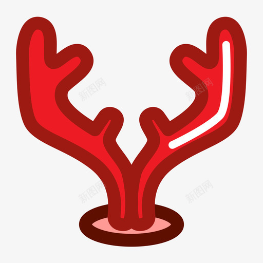 鹿茸svg_新图网 https://ixintu.com 鹿茸