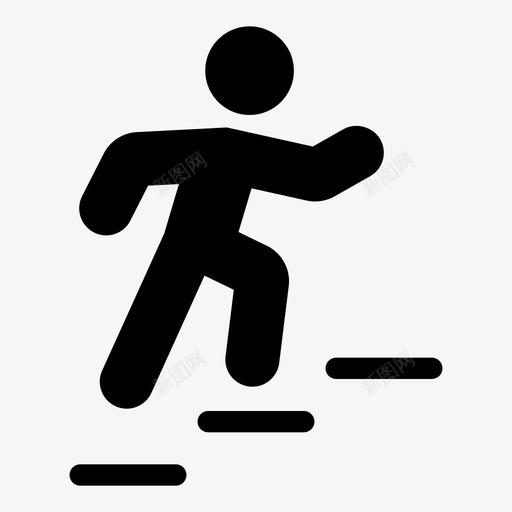 职业业务成长图标svg_新图网 https://ixintu.com 业务 工作 成长 职业 项目 领导