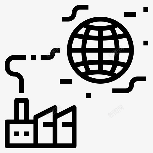污染雾霾工业图标svg_新图网 https://ixintu.com 人口过剩 工业 有毒 污染 烟雾 雾霾