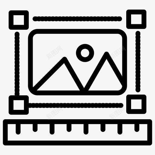 图像图标svg_新图网 https://ixintu.com png 业务概念加粗线条集47 图像 图片 比例
