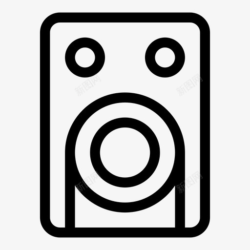 扬声器超低音扬声器雷鬼图标svg_新图网 https://ixintu.com 低音 扬声器 超低 雷鬼