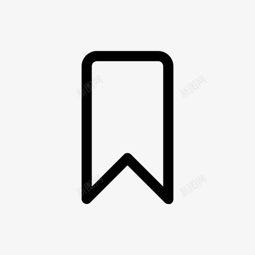 书签收藏夹界面图标svg_新图网 https://ixintu.com myicon系列 书签 手机 收藏夹 界面