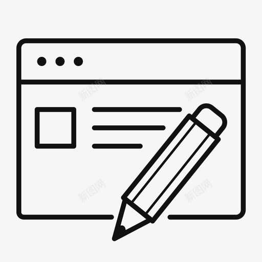 GUI界面设计svg_新图网 https://ixintu.com GUI界面设计 线性 单色 简约