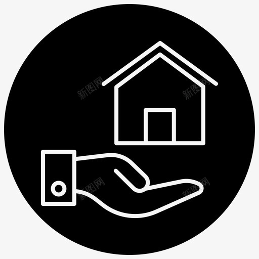 买房房产保护图标svg_新图网 https://ixintu.com 买房 保护 房产 房地产圈 销售