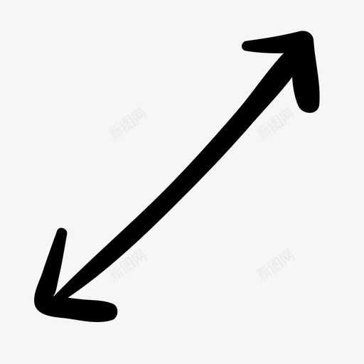 箭头碰撞冲突图标svg_新图网 https://ixintu.com 冲突 手绘 方向 碰撞 箭头