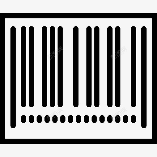 条形码商品价格图标svg_新图网 https://ixintu.com 产品 价格 商品 杂项 条形码 标签