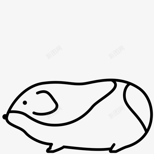 盖茨比大鼠动物豚鼠图标svg_新图网 https://ixintu.com 动物 宠物 概述 比大 盖茨 豚鼠