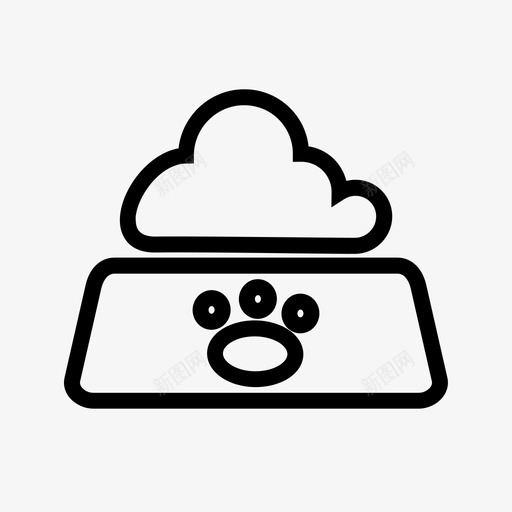 猫粮动物宠物图标svg_新图网 https://ixintu.com 动物 宠物 猫粮
