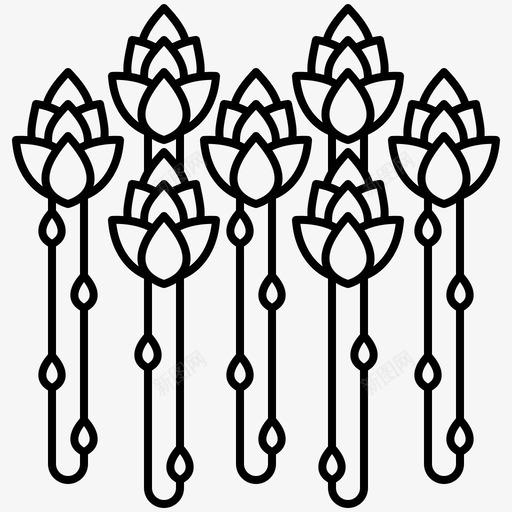 芦笋减肥绿色图标svg_新图网 https://ixintu.com 减肥 图标 绿色 芦笋 蔬菜