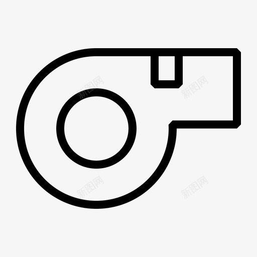 哨声进球裁判图标svg_新图网 https://ixintu.com 哨声 声音 裁判 警告 足球 进球