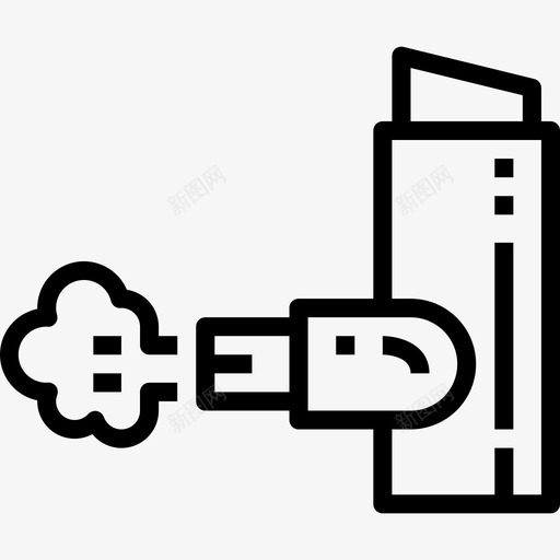 吸入器药物4线性图标svg_新图网 https://ixintu.com 吸入器 线性 药物4
