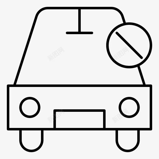 汽车街区残疾人图标svg_新图网 https://ixintu.com 关闭 工具 斜线 残疾人 汽车 街区