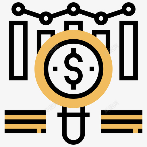 研究金融技术4黄影图标svg_新图网 https://ixintu.com 技术 研究 金融 黄影