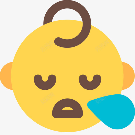 宝贝笑脸和人3平淡图标svg_新图网 https://ixintu.com 宝贝 平淡 笑脸