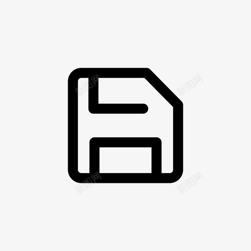 保存光盘驱动器图标svg_新图网 https://ixintu.com 保存 光盘 移动应用程序 软盘 驱动器