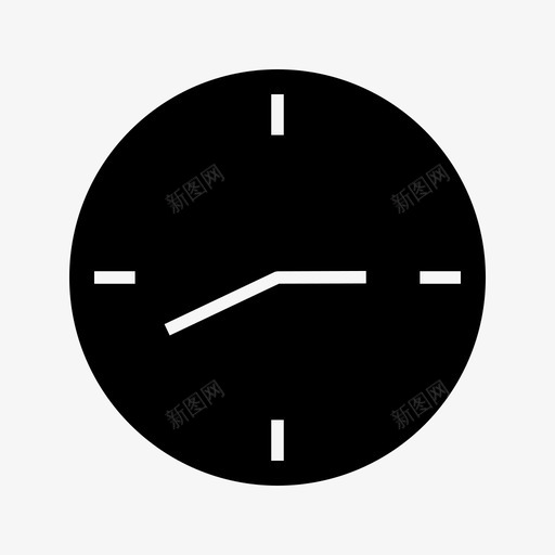 时钟家具家图标svg_新图网 https://ixintu.com 家具 时钟 时间