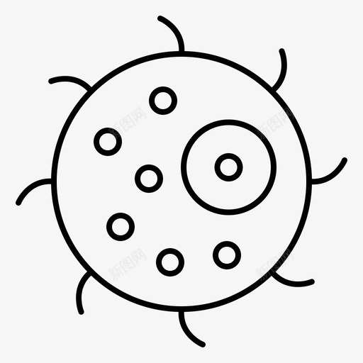 动物生物学细胞图标svg_新图网 https://ixintu.com 动物 植物 生物学 细胞