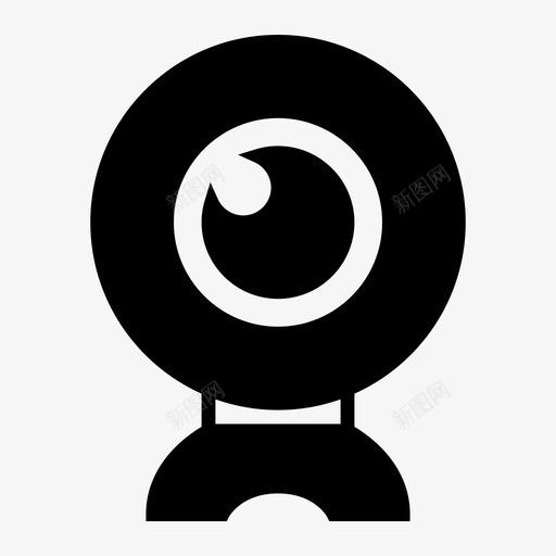 闭路电视半球摄像机安全系统图标svg_新图网 https://ixintu.com 半球摄像机 安全系统 技术 视频监控 闭路电视