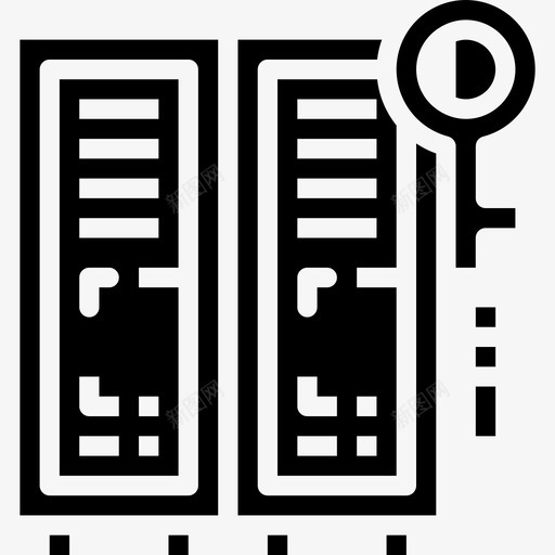 储物柜55号健身房实心图标svg_新图网 https://ixintu.com 55号 健身房 储物柜 实心