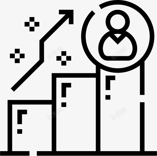 成绩升职17直系图标svg_新图网 https://ixintu.com 升职 成绩 直系