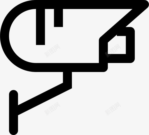 闭路电视摄像机设备图标svg_新图网 https://ixintu.com 图标 媒体 安防 摄像机 米高 视频 设备 闭路电视